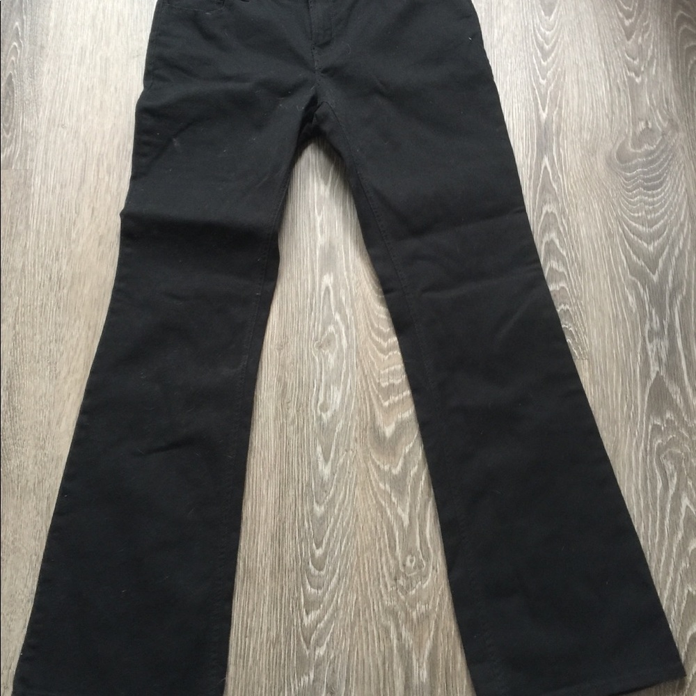 Bootleg Black Jeans